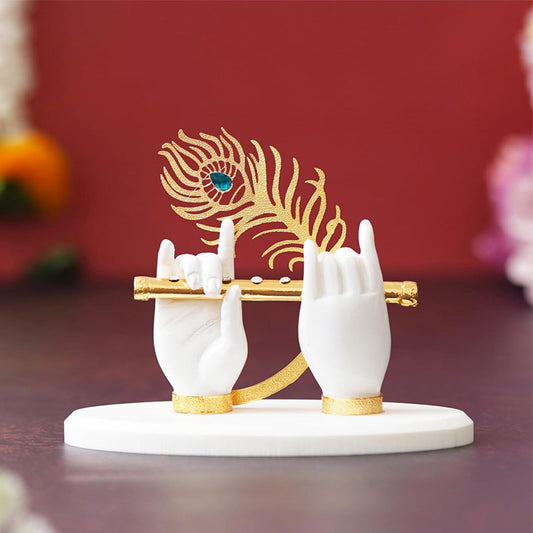 Krishna Morpankhi Beautifull Hand Statue
