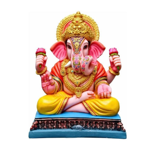Designer Ganesha Maharaj Murti For Home Temple 6.5 Inch