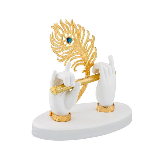 Krishna Morpankhi Beautifull Hand Statue