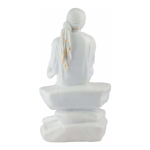 Sai Baba Murti White 3.5 Inches