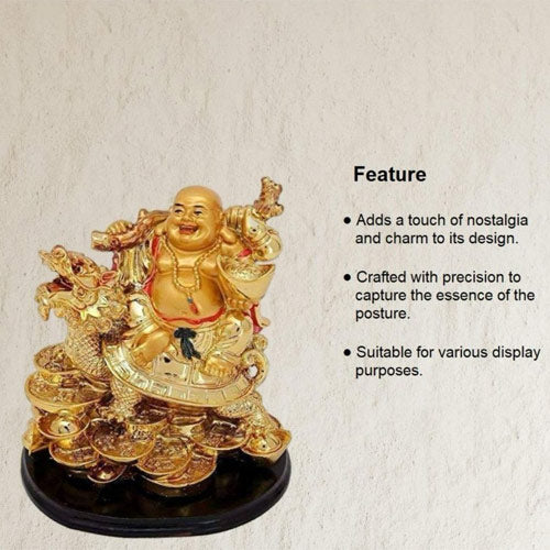 Dragon Laughing Buddha 5 inches