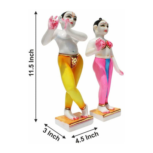 Iskon Radha Krishan Jodi 12 inch