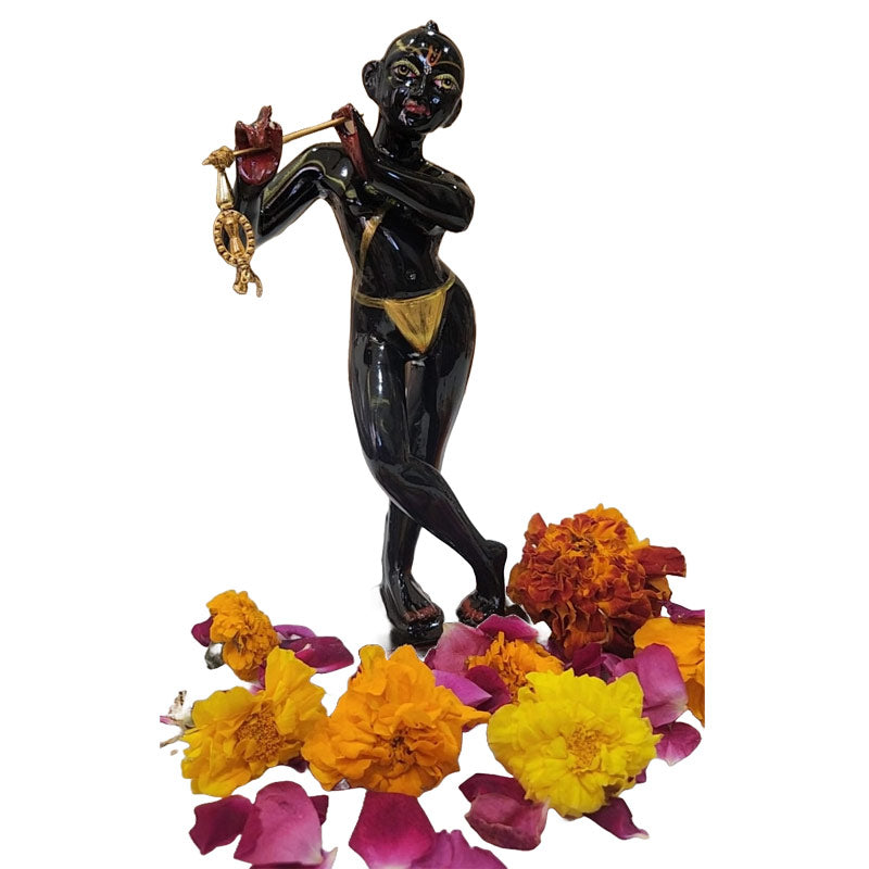 Vrindavan  Bihari ji Pratima 10 Inch !⭐️⭐️⭐️⭐️⭐️ 5 Star Rating ( Exellent Customer Reviews )