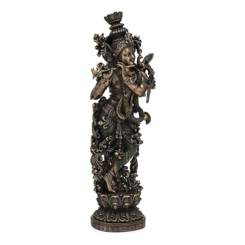 Entique Krishna Statue For Home Temple 12 Inches
