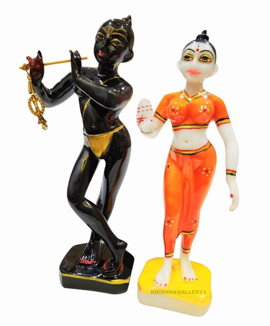 Iskon Radha Krishan Jodi 10 Inch !⭐️⭐️⭐️⭐️⭐️ ( Exellent Customer Reviews )
