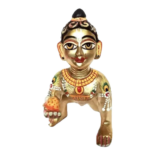 Laddu Gopal Brass Pure Pital 6 No Size
