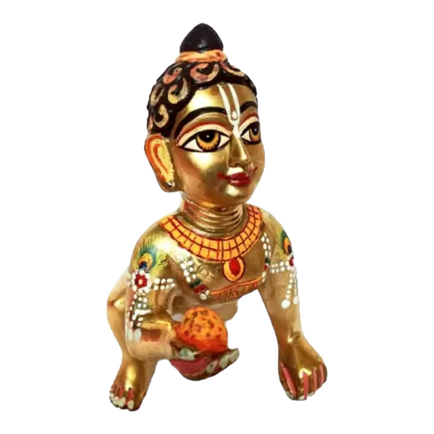 Laddu Gopal Brass Pure Pital 6 No Size