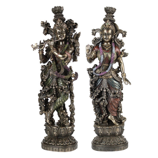 Natraj Entique Radha krishan Idol 12 Inch ⭐️⭐️⭐️⭐️⭐️ ( Exellent Customer Reviews )