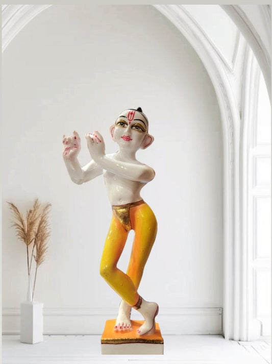 Krishna Statue Marble 12 Inch