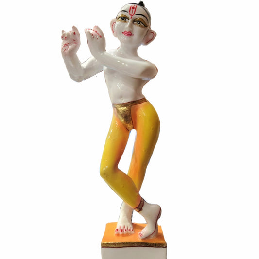Krishna Statue Marble 12 Inch